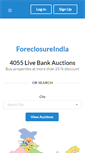 Mobile Screenshot of foreclosureindia.com
